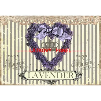 Panel bavlna - LEVANDULE-178-72