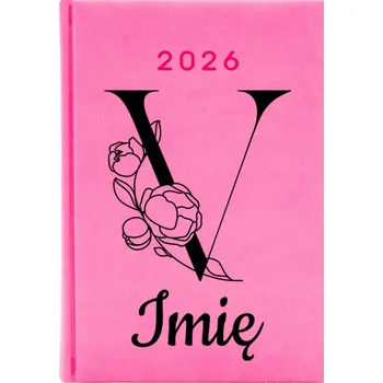 Kalendář Knižkový kalendář 2026 A5 Cute Cups růžový