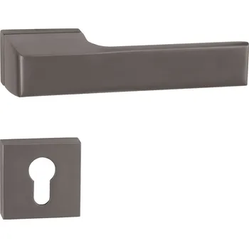 Dveřní kování TI - MELODY - RT5 3099 rozety PZ, klika/klika T - Titan (141)