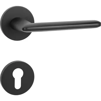 MPK - ELIPTICA - R S6 klika/klika, rozety PZ BS - Černá matná