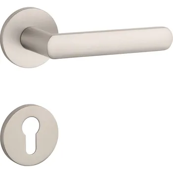 Dveřní kování AT - FRAGOLA - R 7S klika/klika, rozety PZ NP - Nikl perla