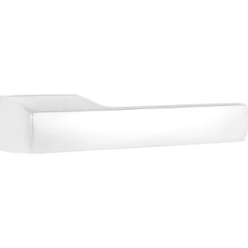 Dveřní kování MPK - ANITA - RT bez spodní rozety, klika/klika WS - Bílá matná