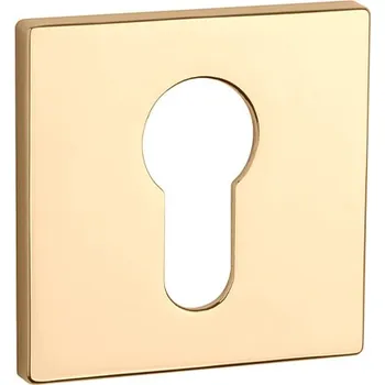 Dveřní kování AS - ROZETA - HR 7S rozety PZ OLV PVD - Mosaz leštěná lakovaná PVD