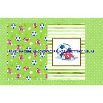 Panel bavlna - obal na očkovací průkaz nebo notýsek A6 - 228-179