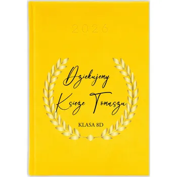 Diář Knižní diář 2026 A5 FunnyCase žlutý