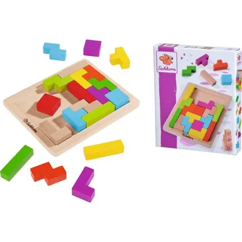Hračka Eichhorn Dřevěná hra skládání tvarů