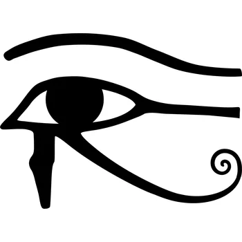 Samolepicí dekorace na vozidlo Nálepka na auto, motorku - Egyptské OKO, 10 cm