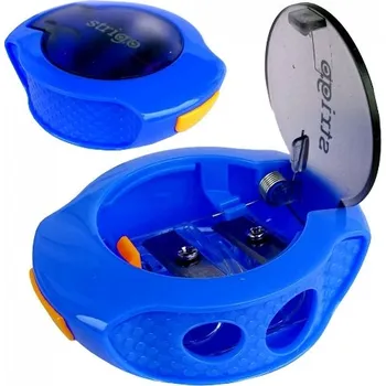 Ořezávátko Ořezávátko dvojité s nádobkou Strigo MODRÉ