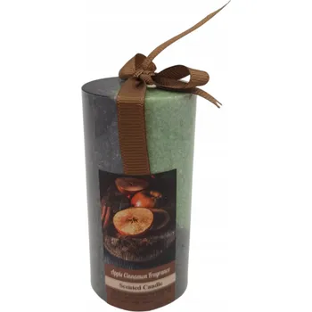 Svíčka VONNÁ SVÍČKA JABLKO SKOŘICE APPLE CINNAMON MAŠLIČKA DEKORATIVNÍ 10 CM