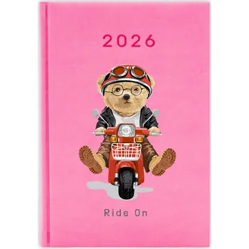 Kalendář Knižkový kalendář 2026 A5 FunnyCase modrý