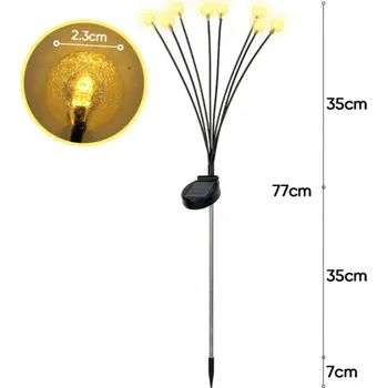 Venkovní osvětlení 2x SOLÁRNÍ SVĚTLA SOLÁRNÍ LAMPA ZAPICHOVACÍ ZAHRADNÍ KOULE LED NA ZAHRADU