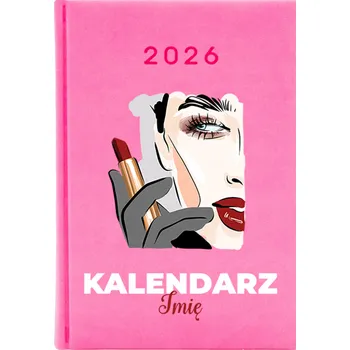 Kalendář Knižkový kalendář 2026 A5 Cute Cups růžový