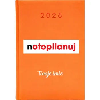 Kalendář Knižkový kalendář 2026 A5 Cute Cups oranžový