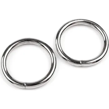 Kroužek Ø25 mm, barva 1 nikl