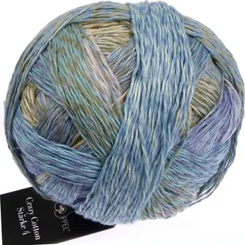 Příze Schoppel Wolle Crazy Cotton Stärke 4 2504 Strandläufer (Příze Crazy Cotton Stärke 4 2504 Strandläufer)