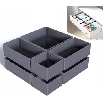 Organizér oblečení SADA 8 ORGANIZÉRŮ S PŘEPÁŽKAMI DO SKŘÍNĚ ZÁSUVKY NA OBLEČENÍ SPODNÍ PRÁDLO