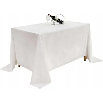 Obraz Obrus MATNÝ VELUR sněhobílá na stůl 230x230cm