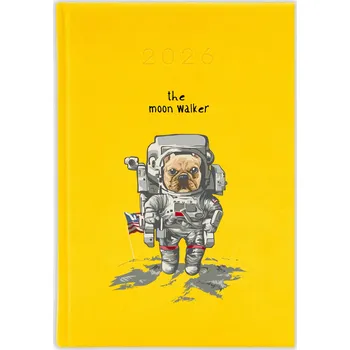 Diář Knižní diář 2026 A5 FunnyCase žlutý