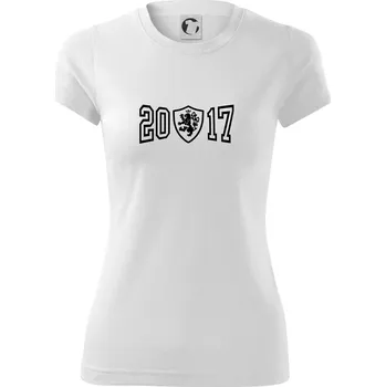 Dámské tričko Narozeninový motiv - znak - 2017 - Dámské Fantasy sportovní (dresovina) - L ( Bílá )