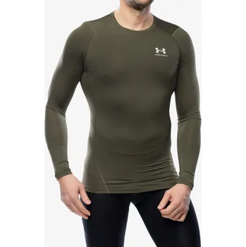 Pánská mikina Mikina Under Armour HG Armour Comp LS - marine od green/white