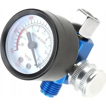 Kompresor REDUKČNÍ VENTIL TLAKU 0-10 BAR (0-150 PSI) G1/4" KOVOVÝ PRO KOMPRESORY A STŘÍKACÍ PISTOLE