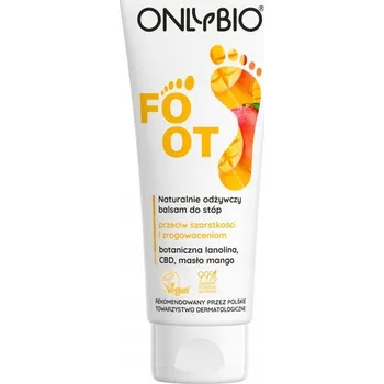 Péče o nohy OnlyBio Přírodní vyživující balzám na nohy na nohy 75 Ml