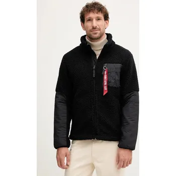 Pánská softshellová bunda Bunda Alpha Industries 148118.03 černá 99X, vel. M