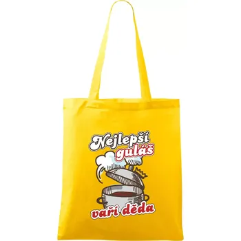 Nejlepší guláš vaří děda - Taška bavlněná - 42 x 38 cm ( Žlutá )