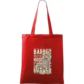 Barber Brotherhood - Taška bavlněná - 42 x 38 cm ( Červená )