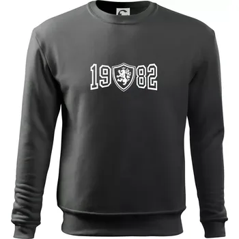 Narozeninový motiv - znak - 1982 - Mikina Essential dětská - 158 cm/12 let ( Tmavá břidlice (šedá se zeleným nádechem) )