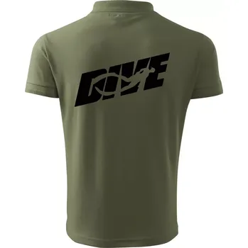 Pánská košile Freediving - Dive - Polokošile pánská Pique Polo 203 - 3XL ( Khaki )