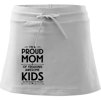 Dámská sukně Proud MOM - KIDS - Sportovní sukně - two in one - XS ( Bílá )