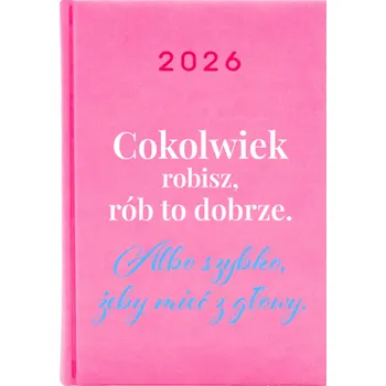 Kalendář Knižkový kalendář 2026 A5 růžový