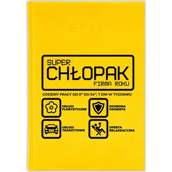 Diář Knižní diář 2026 A5 FunnyCase žlutý