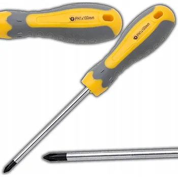 Šroubovák ŠROUBOVÁK KŘÍŽOVÝ DVOUKOMPONENTNÍ RUKOJEŤ PH1 x 100mm
