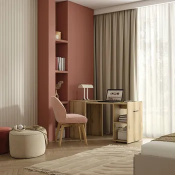 Dětský stůl Výsuvný psací stolek Smart - dub grand přírodní