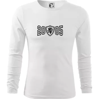 Pánské oblečení Narozeninový motiv - znak - 2005 - Triko s dlouhým rukávem FIT-T long sleeve - S ( Bílá )