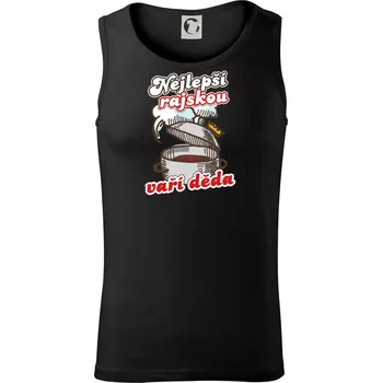 Pánské termoprádlo Nejlepší rajskou vaří děda - Tílko pánské Core - M ( Černá )