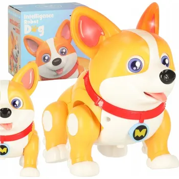 Robot Pejsek interaktivní robot Corgi svítící uši hudba