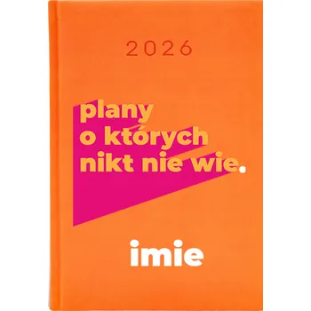 Kalendář Knižkový kalendář 2026 A5 Cute Cups oranžový