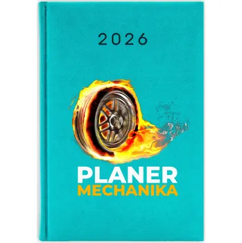 Kalendář Knižkový kalendář 2026 A5 FunnyCase modrý