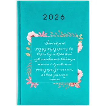 Kalendář Knižkový kalendář 2026 A5 FunnyCase modrý