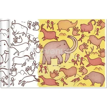 omalovánky Avenue Mandarine Omalovánky v roli 5x0,35m - pravěká zvířata