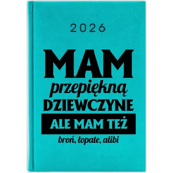 Kalendář Knižkový kalendář 2026 A5 FunnyCase modrý