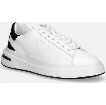Dámská obuv Kožené tenisky Guess ELBA FMFLBA.LEA12.WHIBK bílá 00X, EUR 40