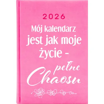 Kalendář Knižkový kalendář 2026 A5 Cute Cups růžový