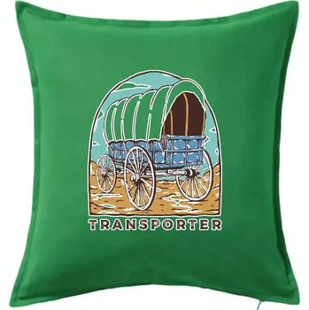 Polštář Transporter - Polštář 50x50 - 50x50 - Pouze potah ( Středně zelená )