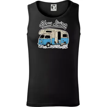 Pánské termoprádlo Slow living obytňák - Tílko pánské Core - L ( Černá )