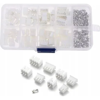 Sada JST HX2.54 konektor + zásuvka 2 3 4 5pin 230ks