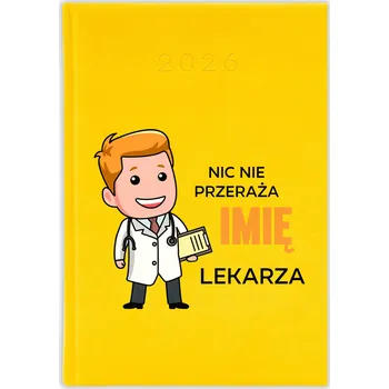 Diář Knižní diář 2026 A5 FunnyCase žlutý